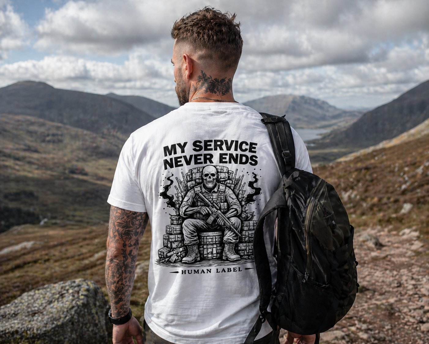 “Service Never Ends” Tee